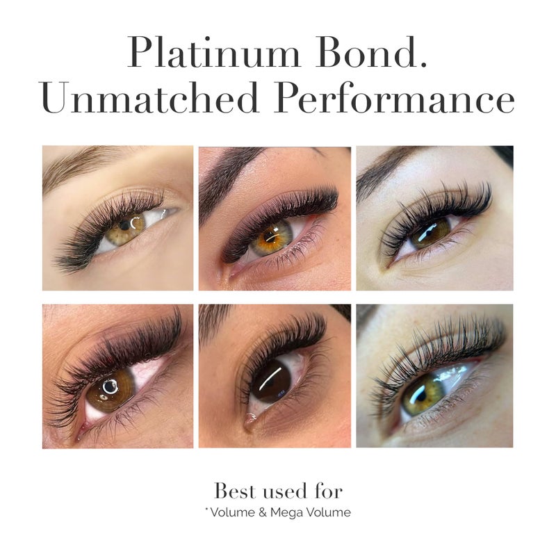 DLUX PROFESSIONAL Eyelash Extension Glue for Professionals - 9 Weeks Retention, 0.5 Sec Drying Time, Latex Free Semi Permanent Individual & Volume Lash Extension Glue - Image 3